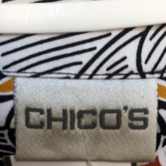 Chico’s Graphic Floral Print Jacket - Picture 7 of 7